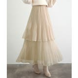 CENEA ラメチュールプリーツティアードスカート | JUNOAH | 詳細画像10 