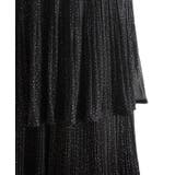 CENEA ラメチュールプリーツティアードスカート | JUNOAH | 詳細画像3 