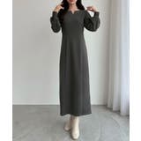 CENEA 裏起毛裾ファスナーIラインワンピース | JUNOAH | 詳細画像21 