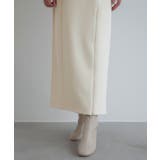 CENEA 裏起毛裾ファスナーIラインワンピース | JUNOAH | 詳細画像8 