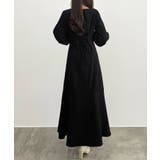 CENEA バックレースアップスクエアネックワンピース | JUNOAH | 詳細画像15 