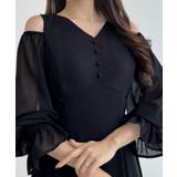 CENEA キャンディースリーブシアーコルセットワンピース | JUNOAH | 詳細画像5