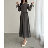 CENEA キャンディースリーブシアーコルセットワンピース | JUNOAH | 詳細画像7