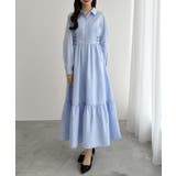 CENEA サイドレースアップヘムフレアシャツワンピース | JUNOAH | 詳細画像10 