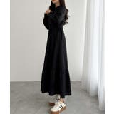 CENEA サイドレースアップヘムフレアシャツワンピース | JUNOAH | 詳細画像7 