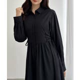 CENEA サイドレースアップヘムフレアシャツワンピース | JUNOAH | 詳細画像8 