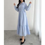 CENEA サイドレースアップヘムフレアシャツワンピース | JUNOAH | 詳細画像9 