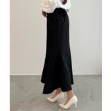 CENEA ハイウエストレースアップジャガードマーメイドスカート | JUNOAH | 詳細画像13 