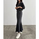 CENEA ショートパーカー+マーメイドキャミワンピースSET | JUNOAH | 詳細画像10