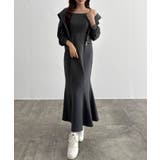 CENEA ショートパーカー+マーメイドキャミワンピースSET | JUNOAH | 詳細画像11