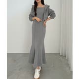 CENEA ショートパーカー+マーメイドキャミワンピースSET | JUNOAH | 詳細画像18