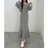 CENEA ショートパーカー+マーメイドキャミワンピースSET | JUNOAH | 詳細画像19