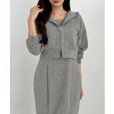 CENEA ショートパーカー+マーメイドキャミワンピースSET | JUNOAH | 詳細画像21