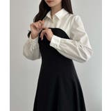 シャツドッキングフレアワンピース | JUNOAH | 詳細画像4