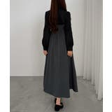 シャツドッキングフレアワンピース | JUNOAH | 詳細画像7