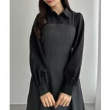 シャツドッキングフレアワンピース | JUNOAH | 詳細画像8