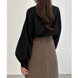 CENEA 【リボン取り外し可能】ボウタイブラウス | JUNOAH | 詳細画像11 