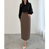 CENEA 【リボン取り外し可能】ボウタイブラウス | JUNOAH | 詳細画像8 