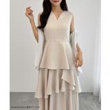 CENEA スリットティアードワンピース | JUNOAH | 詳細画像2