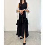 CENEA スリットティアードワンピース | JUNOAH | 詳細画像5