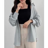 CENEA 【取り外し可能パット付き】袖ドロストカットソー＋リブタンクトップSE… | JUNOAH | 詳細画像4 