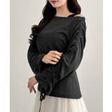 CENEA 【取り外し可能パット付き】袖ドロストカットソー＋リブタンクトップSE… | JUNOAH | 詳細画像7 