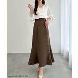 CENEA Vネックフレアラッフルブラウス | JUNOAH | 詳細画像2 