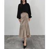 CENEA ドロストギャザーフレアスカート | JUNOAH | 詳細画像10