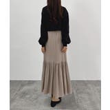 CENEA ドロストギャザーフレアスカート | JUNOAH | 詳細画像11