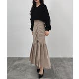 CENEA ドロストギャザーフレアスカート | JUNOAH | 詳細画像12