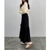 CENEA ドロストギャザーフレアスカート | JUNOAH | 詳細画像2