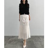 CENEA ドロストギャザーフレアスカート | JUNOAH | 詳細画像5