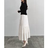 CENEA ドロストギャザーフレアスカート | JUNOAH | 詳細画像7