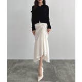 CENEA ドロストギャザーフレアスカート | JUNOAH | 詳細画像8