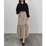 CENEA ドロストギャザーフレアスカート | JUNOAH | 詳細画像9