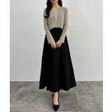 CENEA シアーラメニット+フレアキャミワンピースSET | JUNOAH | 詳細画像11