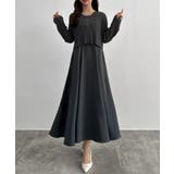 CENEA シアーラメニット+フレアキャミワンピースSET | JUNOAH | 詳細画像13