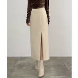 CENEA ハイウエストジップIラインスカート(通年生地) | JUNOAH | 詳細画像12 