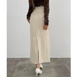 CENEA ハイウエストジップIラインスカート(通年生地) | JUNOAH | 詳細画像15 