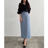 CENEA ハイウエストジップIラインスカート(通年生地) | JUNOAH | 詳細画像20 