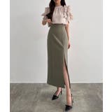 CENEA ハイウエストジップIラインスカート(通年生地) | JUNOAH | 詳細画像23 