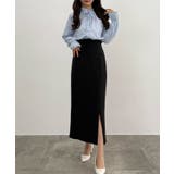 CENEA ハイウエストジップIラインスカート(通年生地) | JUNOAH | 詳細画像3 