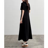 CENEA ストレッチジャガードポロワンピース(ペチワンピースset) | JUNOAH | 詳細画像2 