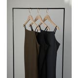 Louere 【取り外し可能パット付き】アメスリストレッチキャミワンピース | Louere | 詳細画像18