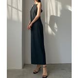 Louere 【取り外し可能パット付き】アメスリストレッチキャミワンピース | Louere | 詳細画像8