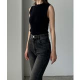 Louere ストレッチフレアデニムパンツ | Louere | 詳細画像13 