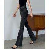 Louere ストレッチフレアデニムパンツ | Louere | 詳細画像15 