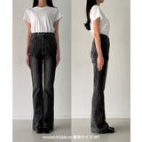 Louere ストレッチフレアデニムパンツ | Louere | 詳細画像24 