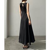 Louere バックオープンノースリーブフレアワンピース | Louere | 詳細画像1