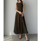 Louere バックオープンノースリーブフレアワンピース | Louere | 詳細画像21
